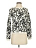 Tahari Floral Ivory Pullover Sweater Size S - photo 1