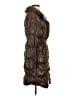 H&M 100% Polyester Brown Coat Size 2 - photo 4