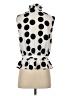 Alice Ritter 100% Polyester Polka Dots Ivory Sleeveless Blouse Size S - photo 2