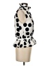 Alice Ritter 100% Polyester Polka Dots Ivory Sleeveless Blouse Size S - photo 4