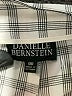 Danielle Bernstein Checkered-gingham Gray Casual Pants Size 00 - photo 4