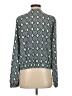 Baccini 100% Polyester Green Long Sleeve Blouse Size S - photo 2