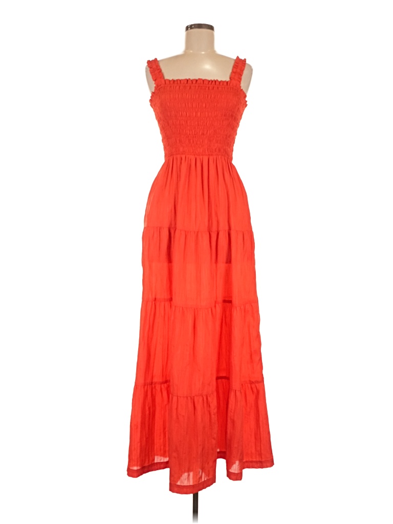 Pre-owned Gap Casual Dress In Orange