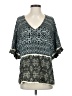 Gypsy 05 Teal 3/4 Sleeve Blouse Size XS - photo 1