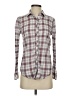 Rubbish 100% Cotton Plaid Gray Long Sleeve Button-Down Shirt Size XS - photo 1
