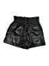 Zara Metallic Black Shorts Size 6 - photo 2