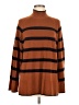 Vineyard Vines 100% Merino Wool Stripes Brown Wool Pullover Sweater Size M - photo 1