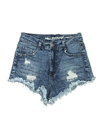 Wallflower Denim Shorts (view 1)