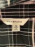 Max Studio Plaid Black Long Sleeve Button-Down Shirt Size M - photo 7