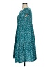 Unbranded 100% Polyester Teal Casual Dress Size XL - photo 5