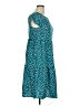 Unbranded 100% Polyester Teal Casual Dress Size XL - photo 4