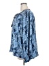 Joie 100% Polyester Paisley Blue Long Sleeve Blouse Size XXL - photo 5