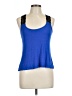 Nicole Miller Blue Sleeveless Top Size L - photo 1