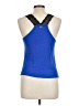 Nicole Miller Blue Sleeveless Top Size L - photo 2