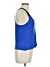 Nicole Miller Blue Sleeveless Top Size L - photo 4