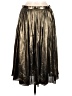 Ann Taylor 100% Polyester Metallic Gold Formal Skirt Size 6 - photo 2
