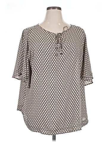 Stylus 3/4 Sleeve Blouse (view 1)