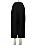 Unbranded 100% Polyester Solid Black Casual Pants Size L - photo 2