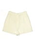 Boohoo Solid Ivory Shorts Size 8 - photo 1