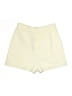 Boohoo Solid Ivory Shorts Size 8 - photo 2