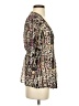 XXI 100% Polyester Brown 3/4 Sleeve Blouse Size S - photo 4