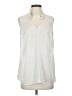 CAbi 100% Polyester Ivory Sleeveless Blouse Size S - photo 1
