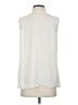 CAbi 100% Polyester Ivory Sleeveless Blouse Size S - photo 2