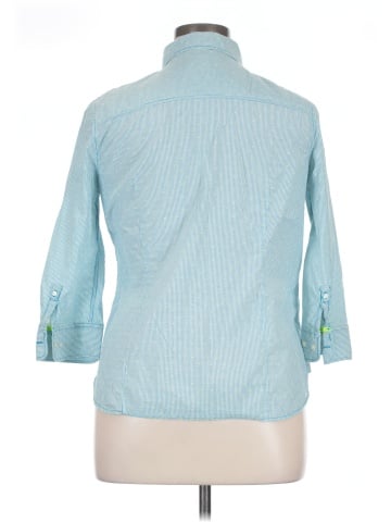 JCPenney 3/4 Sleeve Button-Down Shirt (view 2)