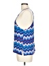 H&M 100% Viscose Blue Sleeveless Top Size L - photo 5