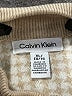 Calvin Klein Houndstooth Tan Turtleneck Sweater Size XL - photo 7