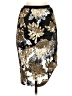 Forever 21 100% Polyester Print Gold Formal Skirt Size S - photo 1