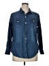 Torrid 100% Cotton Blue Long Sleeve Button-Down Shirt Size 1X Plus (1) - photo 1