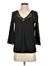 Express Black 3/4 Sleeve T-Shirt Size XS - photo 1