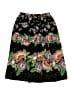 ASOS 100% Polyester Floral Black Casual Skirt Size 0 - photo 1
