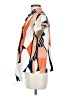 Shein Color Block Orange Short Sleeve Blouse Size 6 - photo 5