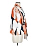 Shein Color Block Orange Short Sleeve Blouse Size 6 - photo 4