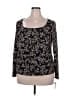 Axcess 100% Nylon Black 3/4 Sleeve Top Size 3X - photo 1
