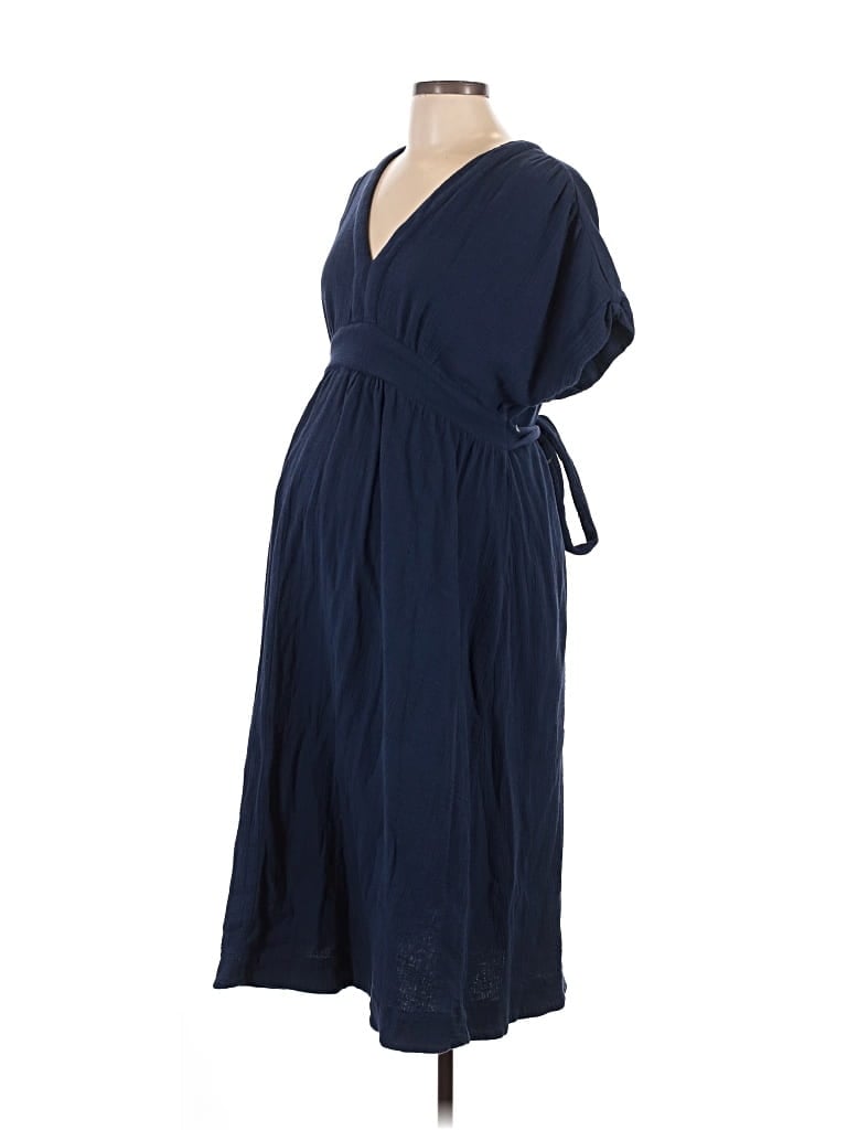 Pre-owned Hatch Casual Dress In Blue
