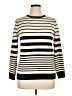 Indigo Rose Stripes Ivory Turtleneck Sweater Size XL (petite) - photo 1
