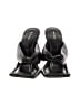 PrettyLittleThing Black Sandals Size 4 - photo 2