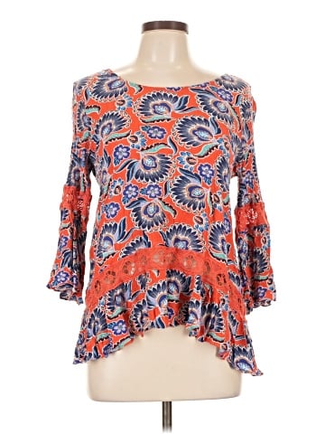 Studio JPR 3/4 Sleeve Blouse (view 1)