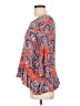 Studio JPR 100% Rayon Orange 3/4 Sleeve Blouse Size L - photo 5