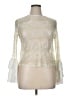 impulsive Ivory Long Sleeve Blouse Size XL - photo 1