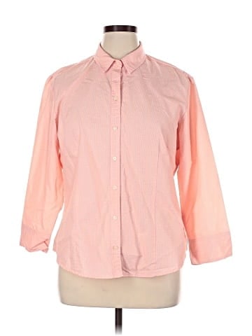 Riders by Lee 3/4 Sleeve Button-Down Shirt (view 1)