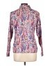 NIBI MTK Paisley Purple Long Sleeve Blouse Size L - photo 2
