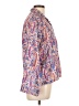 NIBI MTK Paisley Purple Long Sleeve Blouse Size L - photo 4
