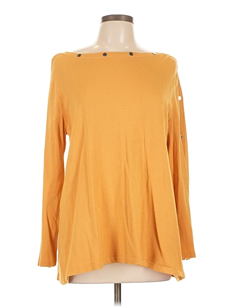 Pre-owned Alfani Pullover Sweater In Yellow