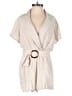 Louna Solid Tan Romper Size S - photo 1