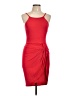 Olia Solid Red Cocktail Dress Size L - photo 1