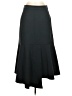 Tibi Solid Black Gray Formal Skirt Size 2 - photo 1